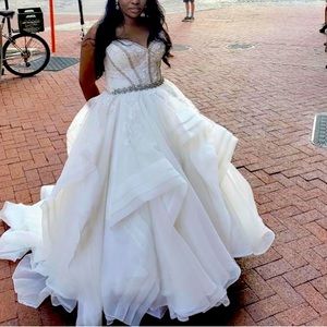 Zac Posen modify wedding dress